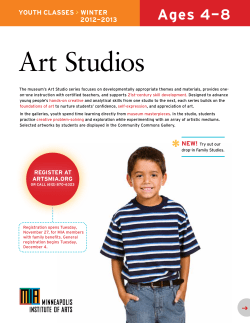 Art Studios - Minneapolis Institute of Art