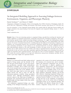 An Integrated Modeling Approach to Assessing Linkages between