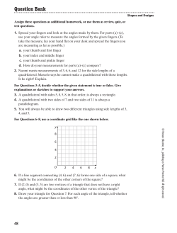 Question Bank (continued)
