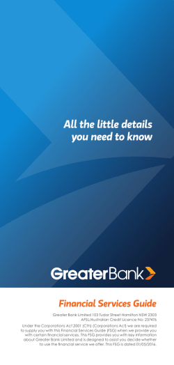 All the little details you need to know