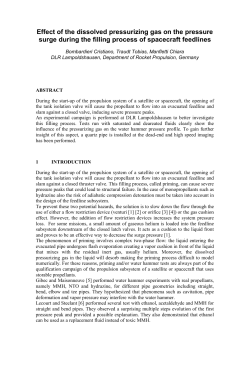 Effect of the dissolved pressurizing gas on the pressure