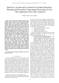Intel-Eye: An Innovative System for Accident Detection, (A Two