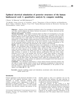 Epidural electrical stimulation of posterior structures of the