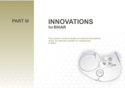 Part-III Bihar Innovates (innovations for Bihar).pmd