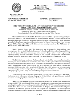 for immediate release contact: qda press office thursday, april 6, 2017