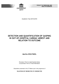 detection and quantification of gasping in out-of