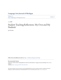 Student-Teaching Reflections