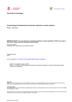 Constructing low-dimensional molecular networks on metal surfaces