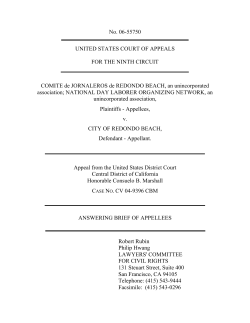TABLE OF CONTENTS - Lawyers` Committee for Civil Rights of the