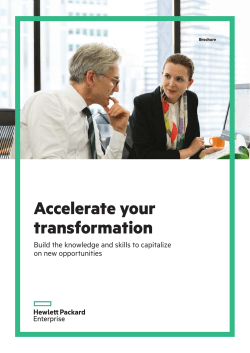 A4 version - HPE Certification and Learning