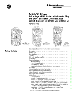 509-6.0: Bulletin 509 3-Phase Full Voltage NEMA Starters with