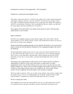 Comments to reviewers (Vancoppenolle) &ndash; The Cryosphere Thanks