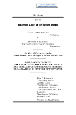 Negusie v. Mukasey - American Bar Association