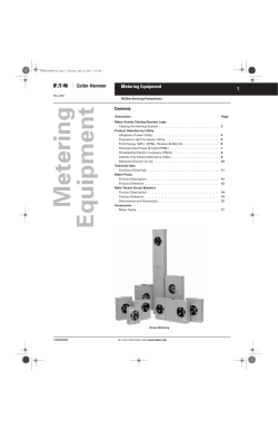 Metering Equipment