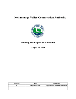 NVCA Planning and Regulation Guidelines