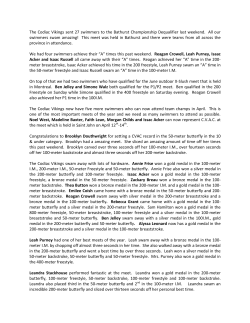 The Codiac Vikings sent 27 swimmers to the Bathurst Championship