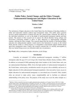 Public Policy, Social Change, and the Ethics Triangle