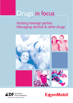 Hosting teenage parties managing alcohol and