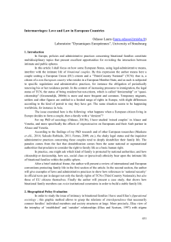 Intermarriages: Love and Law in European Countries - Germe