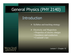 Adobe Acrobat file () - Wayne State University Physics and