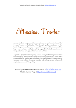 Athasian Trader - The Silt Skimmer Page