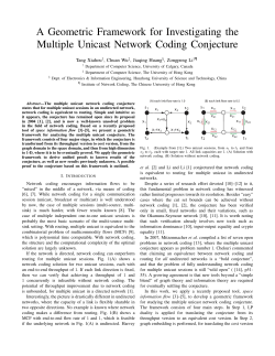 A Geometric Framework for Investigating the Multiple Unicast