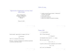 Approximation of likelihoods for non-linear mixed effects