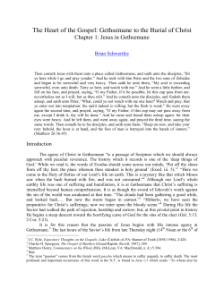 The Heart of the Gospel: Gethsemane to the