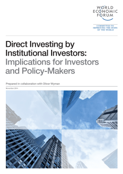 Direct Investing by Institutional Investors