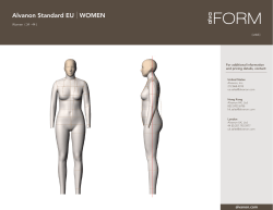 Alvanon Standard EU WOMEN