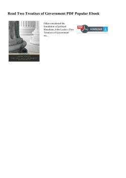 Read Two Treatises of Government PDF Popular Ebook
