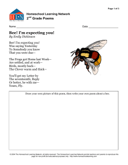 Grade Poems Bee! I`m expecting you!