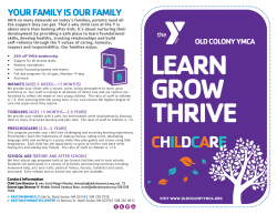 OCY Childcare Brochure - Easton Public Schools