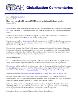 How beer explains 20 years of NAFTA`s