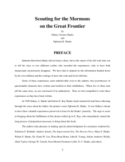 Scouting for the Mormons on the Great Frontier