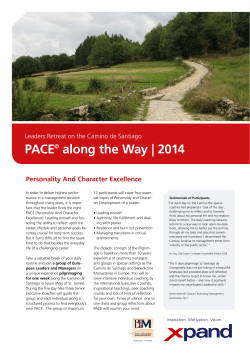 PACE&copy; along the Way | 2014