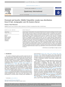 Firewood and hearths: Middle Palaeolithic woody taxa distribution