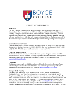 STUDENT SUPPORT SERVICES Book Store Life Way Christian