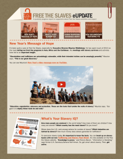 New Year`s Message of Hope