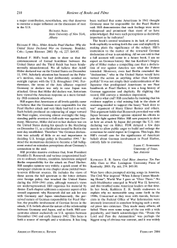 Richard F. Hill. Hitler Attacks Pearl Harbor: Why the United States