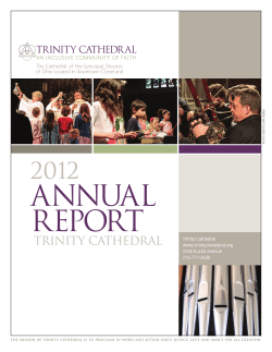 annual report - Trinity Cathedral