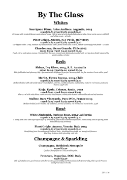 By The Glass - The Butlers Arms