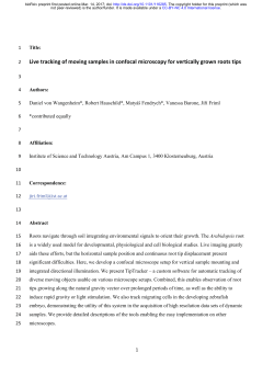 Live tracking of moving samples in confocal microscopy for