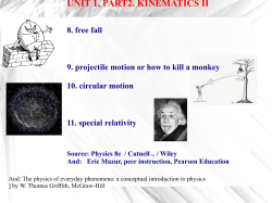 slides lecture part 2 - PHYSICS WORKBOOK
