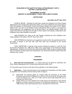 Hazardous And Other Wastes Rules, 2016.