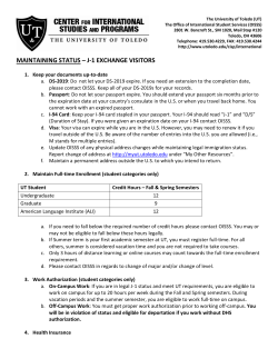 maintaining status &ndash; j-1 exchange visitors