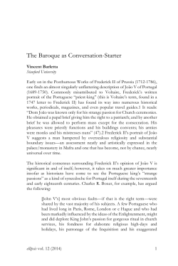The Baroque as Conversation-Starter