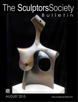 Aug 2015 - The Sculptors Society
