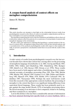 A Rational Analysis of the Context Effect on Metaphor Processing