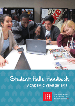 Student Halls Handbook